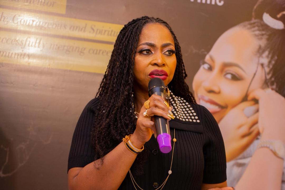 Patricia Pius Ukeyima speaking at a professional event
